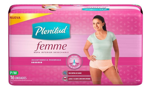 Plenitud Mujer Ropa Interior Femme X 16 Unidades