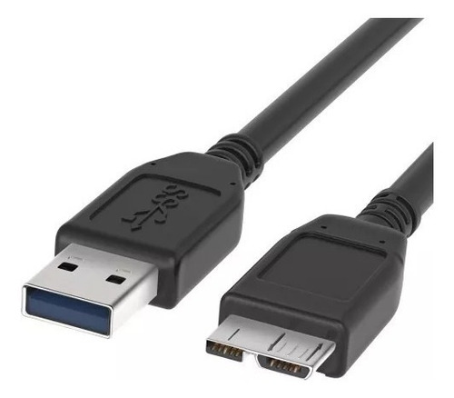 Cable Usb 3.0 Disco Duro Externo Macho A B Micro 1 Metro