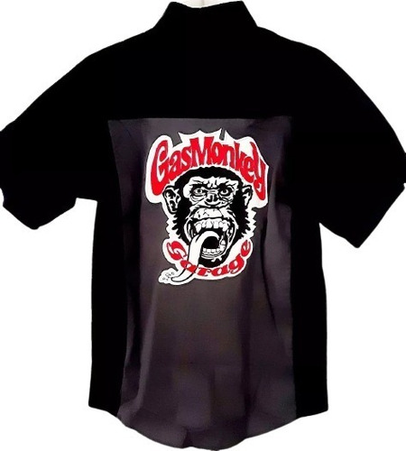 Camisa Gas Monkey Garage Escuderia Auto Lth Ngk Bosch Quaker