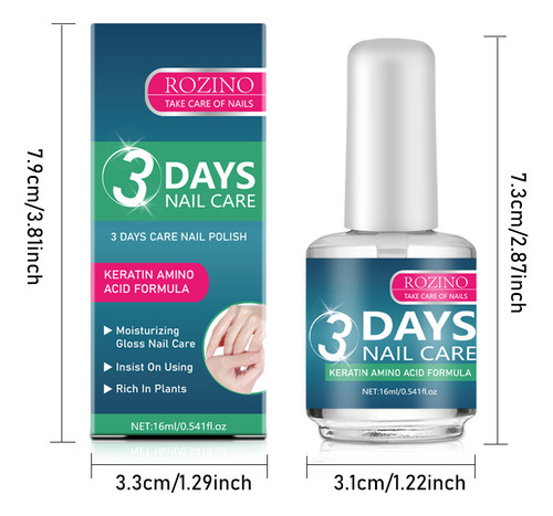 El Esmalte De Uñas Transparente Rozino Primer Se Seca Rápido