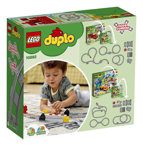 Bloques De Construcción Lego Duplo Vías Del Tren