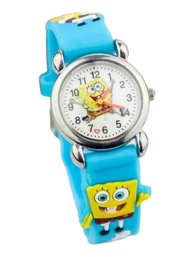 Reloj Bob Esponja Reloj Led Niños Regalo Celeste