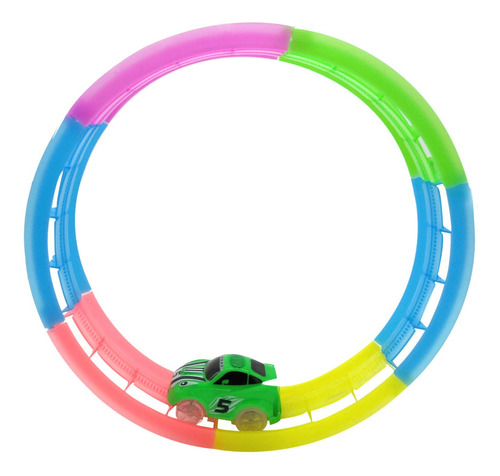 Pista Luminosa Twister Track 360 Loop Glow Brilla Neon