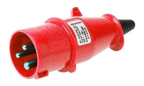 Plug Vermelho 2p+t 32a 380/440v N3279 Steck