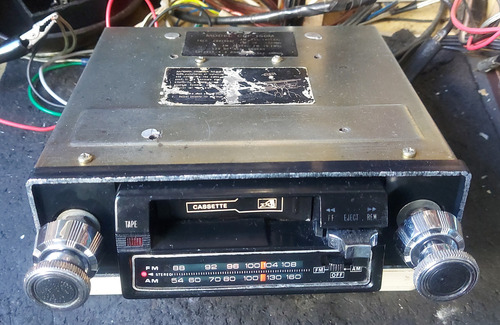 Toca Fitas Tkr Crt 150m Original Cara Preta Vw Gm Ford Fiat (Usado)