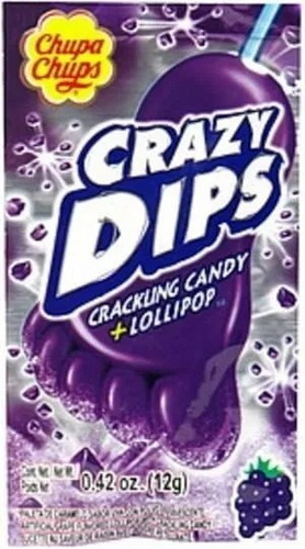 Paleta Crazy Dips Varios Sabores Tipo Uva