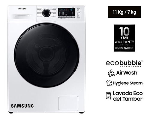 Lavaseca Samsung Ecobubble 11/7 Kg Wd11t4046be/pe