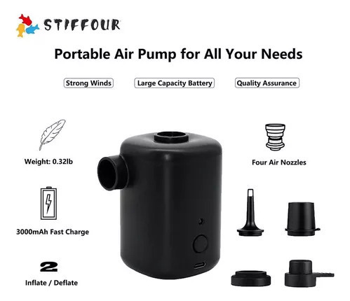 Nuevo Colchón Inflable Portátil Del Compresor De La Mini