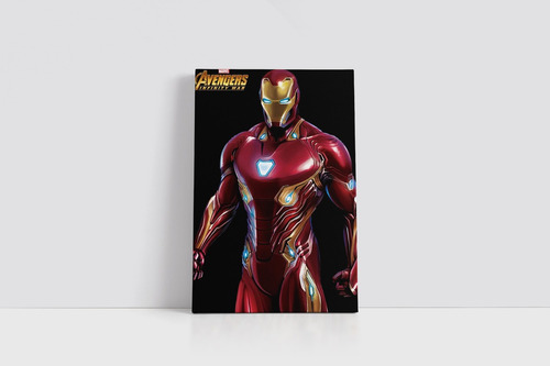 Cuadro Iron Man 40x60 Cm Lienzo Canvas