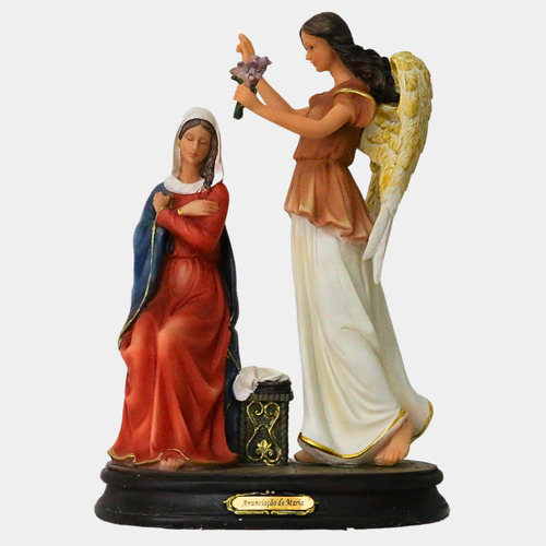 Imagem Anunciação De Maria 25 Cm - Resina Premium