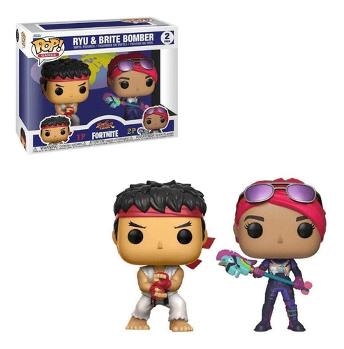 Funko Pop Ryu & Brite Bomber 2 Pack