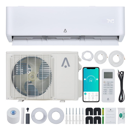 Aconee Aire Acondicionado Split 9,000 Btu, Seer 23 Split Ac/