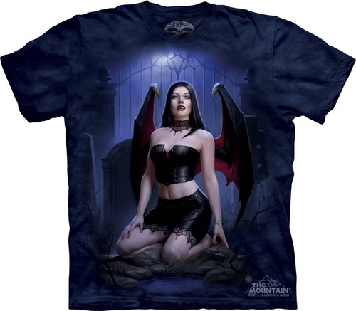 Playera 4d - Unisex -- 6253 Graveyard Vamp.