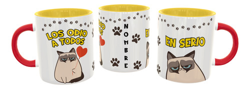 Kit 8 Plantillas Editables Para Sublimar Tazas Memes Gato