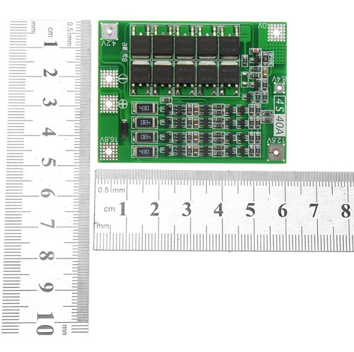 Placa Bms 4s Control De Carga Baterías 18650 40a 16,8v