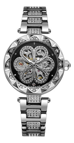 Forsining Reloj Esqueleto Automático Con Esfera Analógica Y