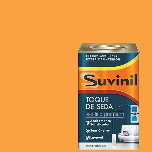 Tinta Acrílica Acetinada Suvinil Mexerica 18lts