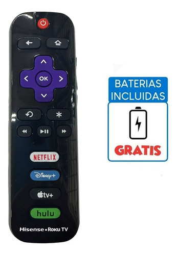 Control Remoto Hisense Smart Para Roku Tv 