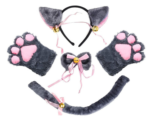 Gato Cosplay Disfraz Gatito Orejas Para Las Mujeres Vestir