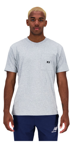 Remera New Balance De Hombre - Mt31542ag