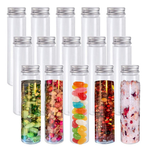Tubo De Ensayo De Plástico De 75 Piezas De 110 Ml, Tubos De