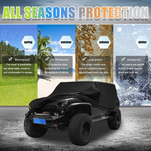 Funda Protectora Para Jeep Wrangler Jk Jl 2007-2021