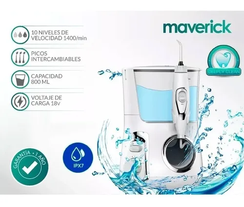Limpiador Irrigador Bucal Encias Dental Spa Maverick Whale
