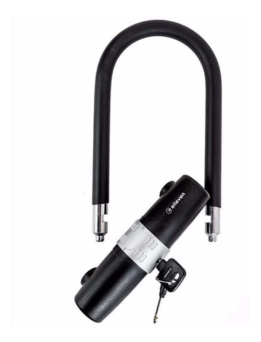 Imagem 2 de 3 de Cadeado Tipo U 170x245mm Elleven Para Bike E Moto 2 Chaves