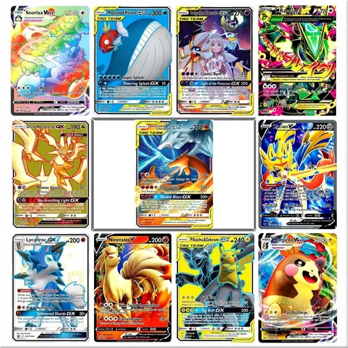 Carta Pokémon Ultra Rara Reshiram E Charizard Gx Aliados