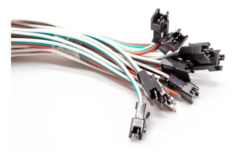 Conectores Jst Proyectos Led De 3 Pines 10 Pares