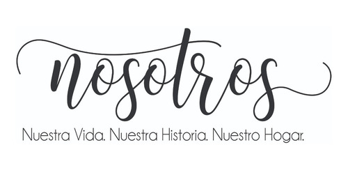 Imagen 2 de 3 de Vinilo Nosotros 90 X 35 Cm
