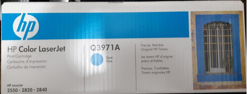 Toner Original Hp Q3971a Cyan Laserjet 2550 2820 2840