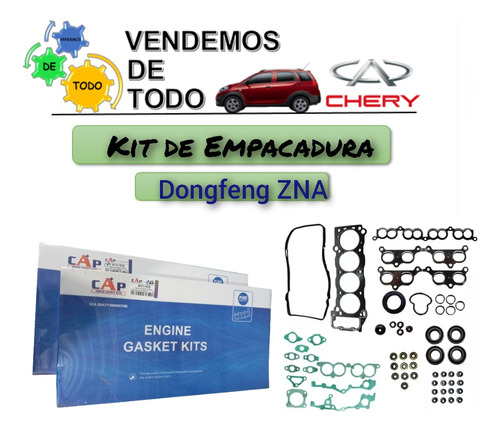 Juego De Empacadura Dongfeng Zna 