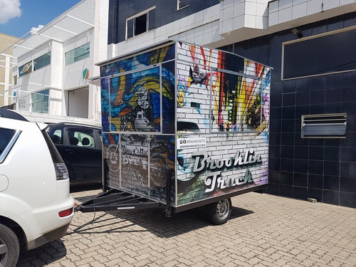Imagem 10 de 12 de Trailer Food Truck Carreta Carrinho De Lanche Food Treiler