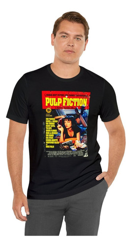 Rnm-0147 Polera Pulp Fiction Tiempos Violentos Tarantino