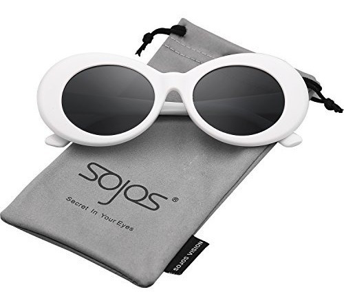 Sojos Clout Goggles Oval Mod Retro Vintage Kurt Cobain Inspi