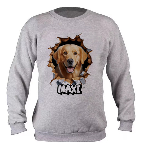 Buzos Perro Shar Pei Adulto Personalizado Con Nombre 6413