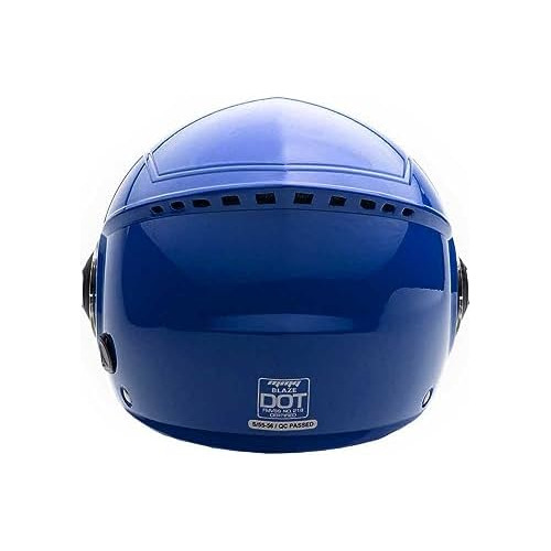 Moto Scooter Open Face Helmet Pilot Flip Up Visor Dot, ...