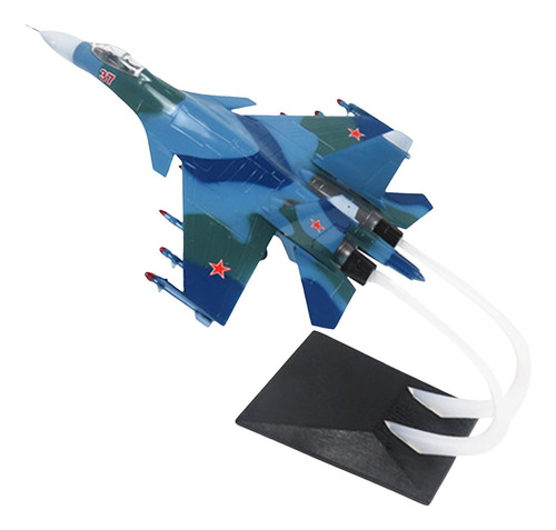 1:72 Aeronave Brinquedo Diecast Expositor De Su-37