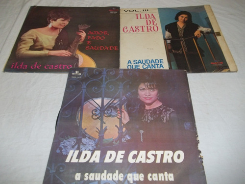 Lp Vinil Ilda De Castro A Saudade Que Canta Com 3 Discos