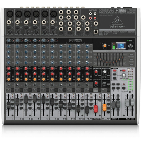 Consola Mixer E Interfaz Behringer Xenyx X1832usb Efectos