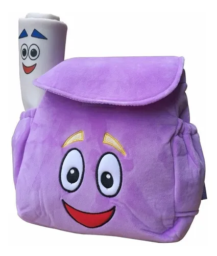 Mini Mochila Infantil Dora La Exploradora Con Mapa Lonchera