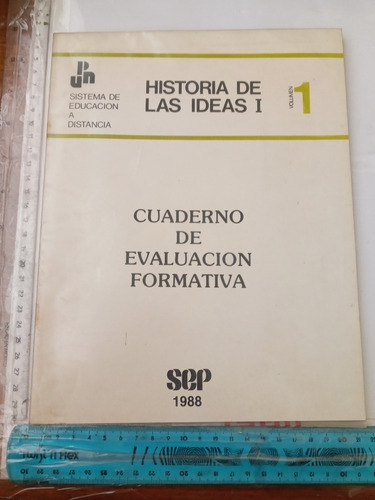 Cuaderno De Evaluación Formativa Vol 1  Historia 1988