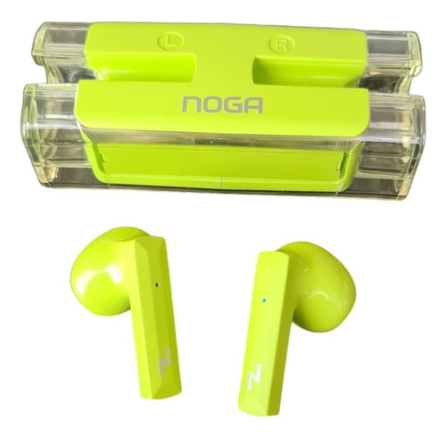 Auriculares Inalámbricos Noga Ng-btwins 36 Bluetooth Color Verde
