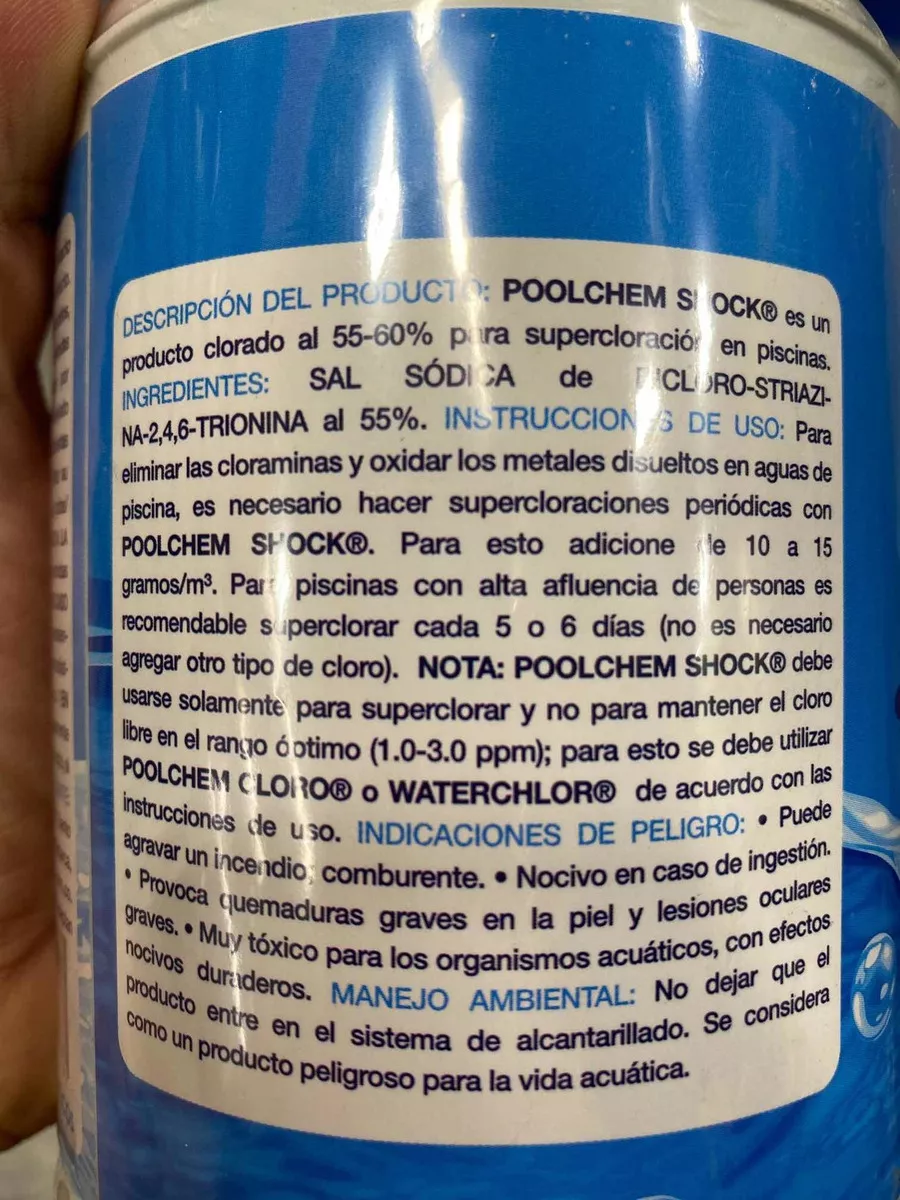 Tercera imagen para búsqueda de cloro piscina