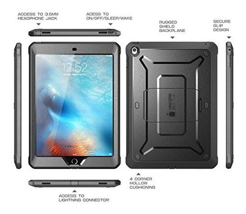 Supcase Unicorn Beetle Pro Series Funda Diseñada Para iPad