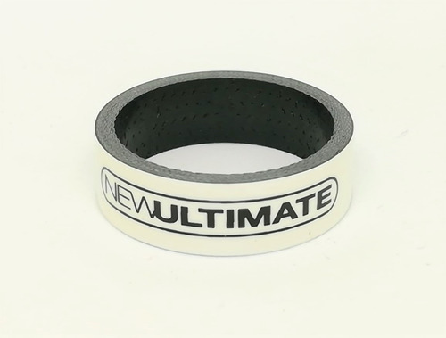 Imagen 1 de 3 de New Ultimate, Espaciador De Fibra De Carbono 10mm, Blanco