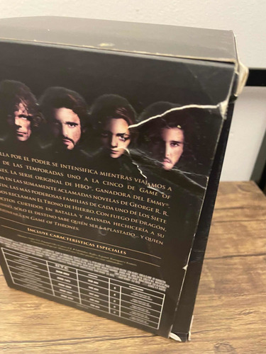 Paquete Game Of Thrones 1-5 Dvd Original (Usado)