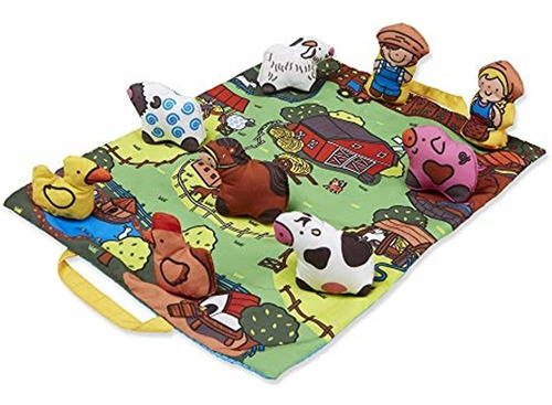 Tapete De Juego De Granja Para Llevar Melissa Y Doug