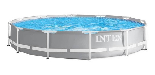Imagen 1 de 3 de Alberca estructural redonda Intex 26711 con capacidad de 1718 galones de 12 ft de diámetro